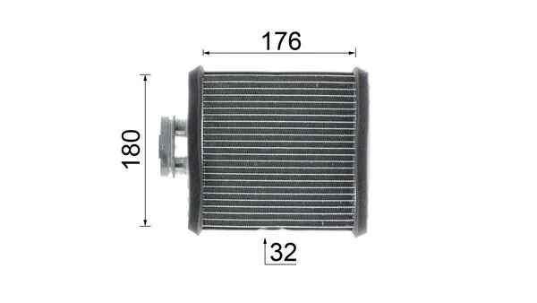 AH75000P Mahle Original Radiador de forno (de aquecedor)