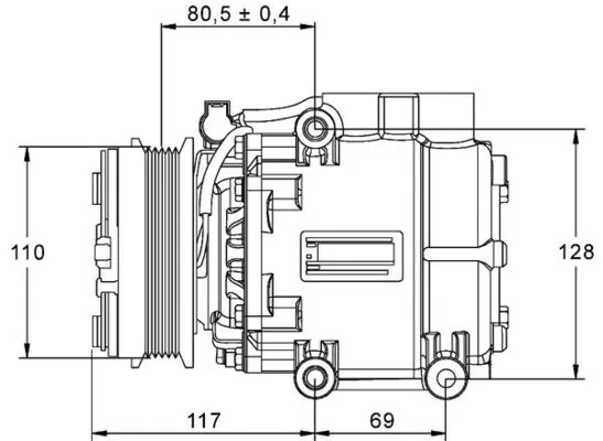 ACP858000P Mahle Original