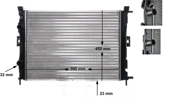 Radiador de esfriamento de motor Mahle Original CR1690000S preço, a partir de 101,85 USD