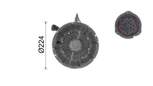 Compre CFC189000P Mahle Original Acoplamento viscoso de ventilador de esfriamento