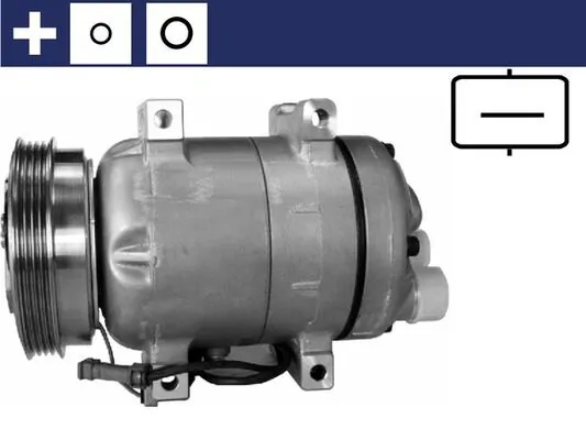 Compressor de aparelho de ar condicionado Mahle Original ACP53000S
