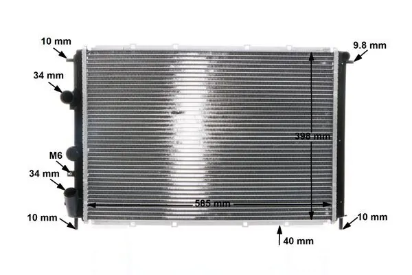 CR2203000S Mahle Original Radiador de esfriamento de motor