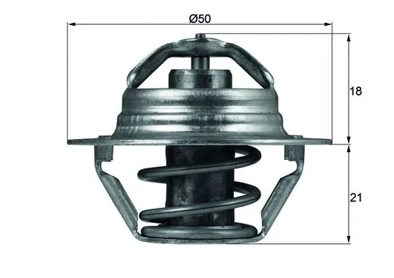 TX10089D Mahle Original Termostato