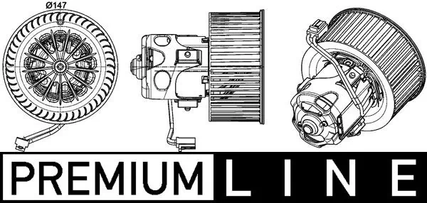 AB151000P Mahle Original Motor de ventilador de forno (de aquecedor de salão)