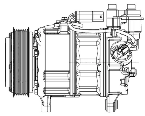 Compre 320268 NRF Compressor de aparelho de ar condicionado