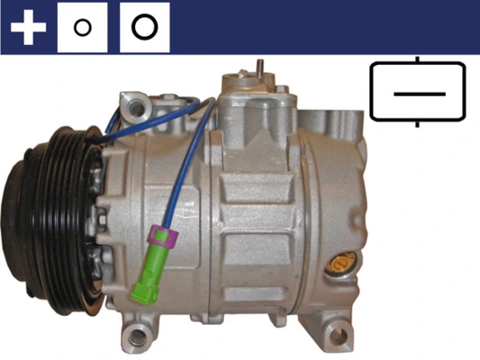 Compressor de aparelho de ar condicionado ACP1007000S Mahle Original