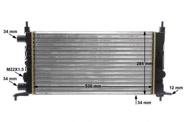Radiador de esfriamento de motor Mahle Original CR735000S preço, a partir de 43,39 USD