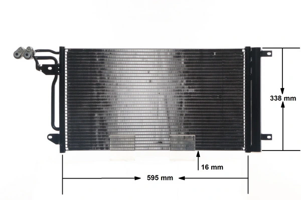 Radiador de aparelho de ar condicionado Mahle Original AC566000S