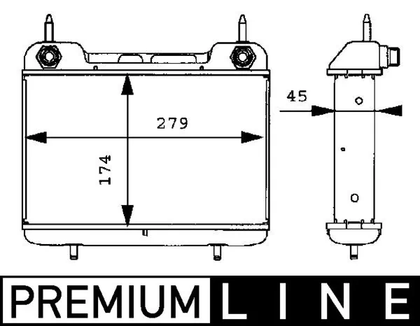 CLC27000P Mahle Original Radiador de óleo
