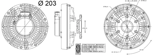 Compre 4281538M1 Fendt Acoplamento viscoso de ventilador de esfriamento