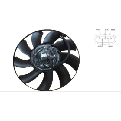 Ventilador elétrico de esfriamento montado (motor + roda de aletas) CFF475000P Mahle Original