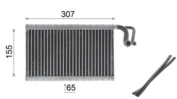 AE68000P Mahle Original Vaporizador de aparelho de ar condicionado