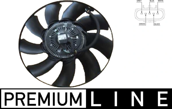Compre CFF475000P Mahle Original Ventilador elétrico de esfriamento montado (motor + roda de aletas)