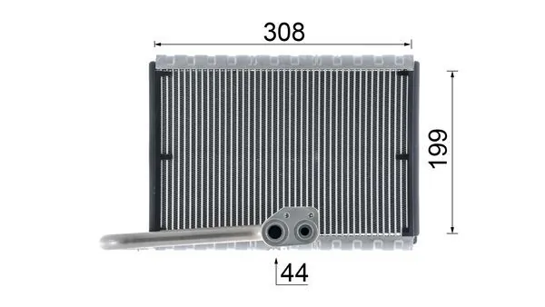 Vaporizador de aparelho de ar condicionado AE169000P Mahle Original