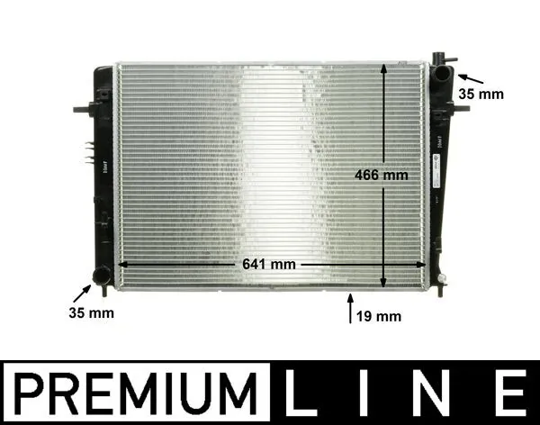 CR909000P Mahle Original Radiador de esfriamento de motor