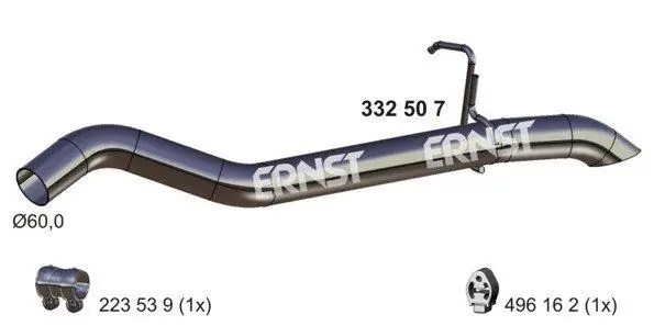 Silenciador, parte traseira Ford Connect  PU2 ao melhor preço