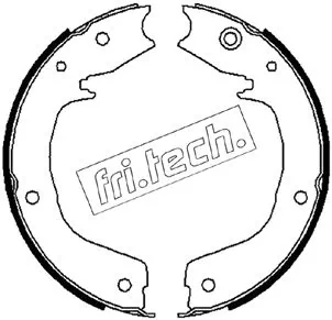  Sapatas do freio de estacionamento Mitsubishi Pajero IV LONG SUV (V90) (2006 - 2013) IV LONG