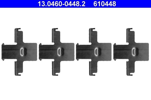  Kit de molas de fixação de sapatas de disco dianteiras Nissan Patrol SUV (Y60) (1987 - 1997) 