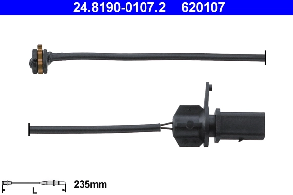 Sensor dianteiro de desgaste das sapatas do freio para Volkswagen Passat B5 3B3