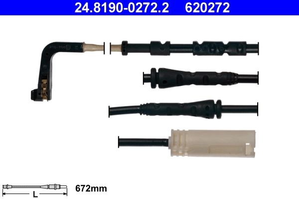 Sensor dianteiro direito de desgaste das sapatas do freio BMW 3 coupé (E92) (2005 - 2013) 