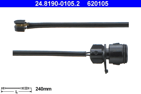  Sensor dianteiro de desgaste das sapatas do freio Audi A6 C4 carrinha (4A5) (1994 - 1998) C4