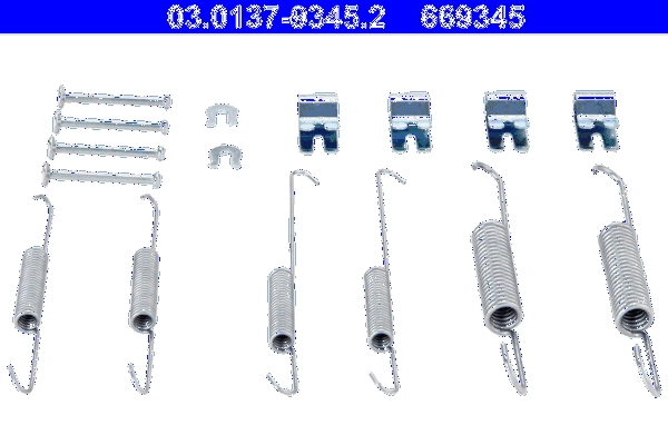 049430K020 Toyota Kit de montagem das sapatas traseiras de tambor