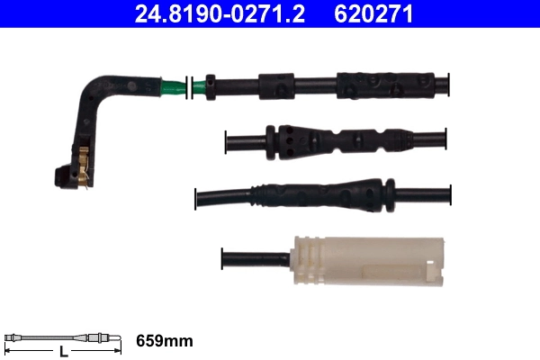 Sensor dianteiro esquerdo de desgaste das sapatas do freio para BMW 3  E92