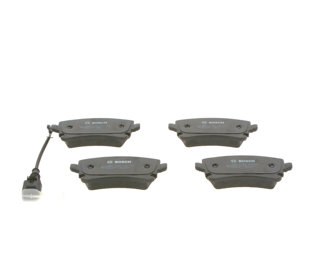 Sapatas do freio traseiras de disco Bosch 0986495094
