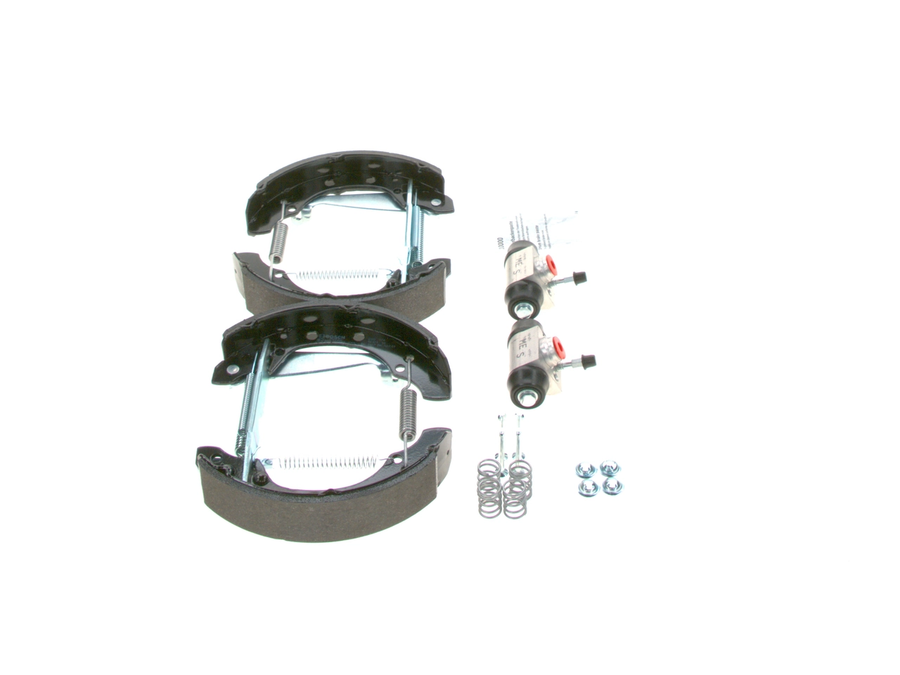 Sapatas do freio traseiras de tambor, montadas com cilindros, kit Bosch 0204114579 preço, a partir de 124,59 USD