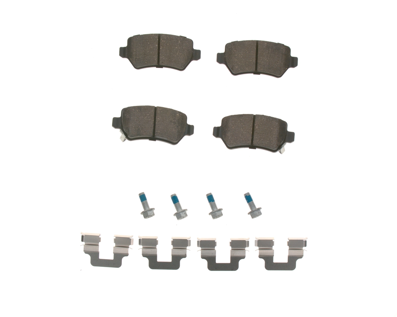 Compre 0986495319 Bosch Sapatas do freio traseiras de disco