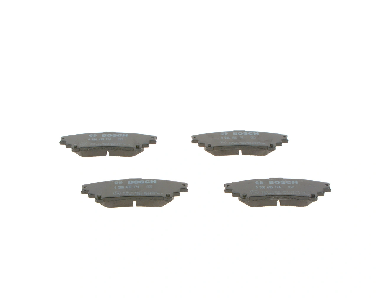 Sapatas do freio traseiras de disco 0986495174 Bosch