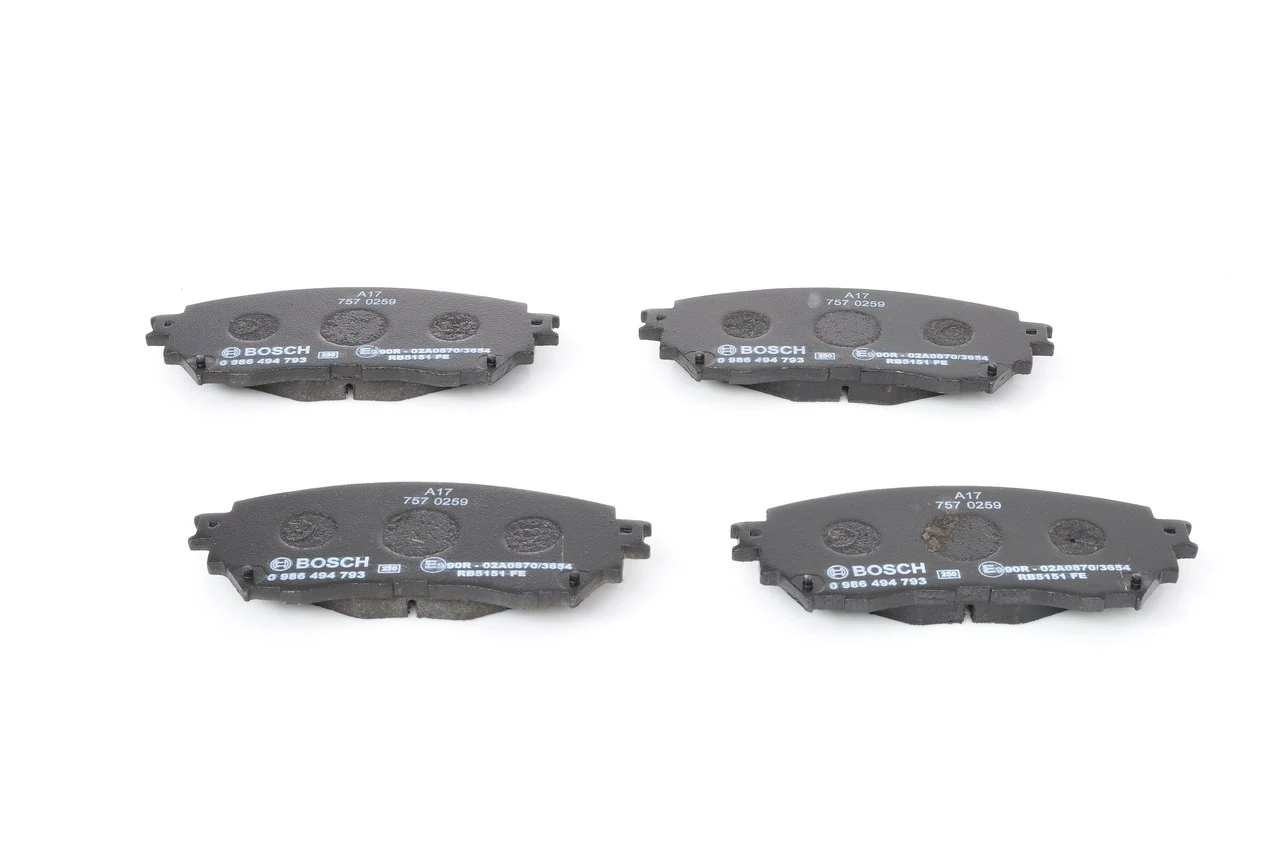 Compre 0986494793 Bosch Sapatas do freio dianteiras de disco