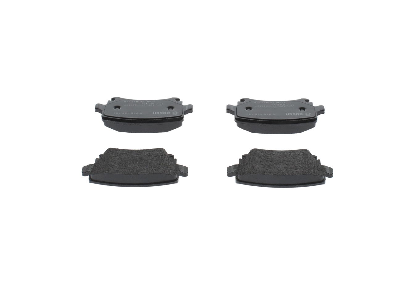 Compre 0986495453 Bosch Sapatas do freio traseiras de disco