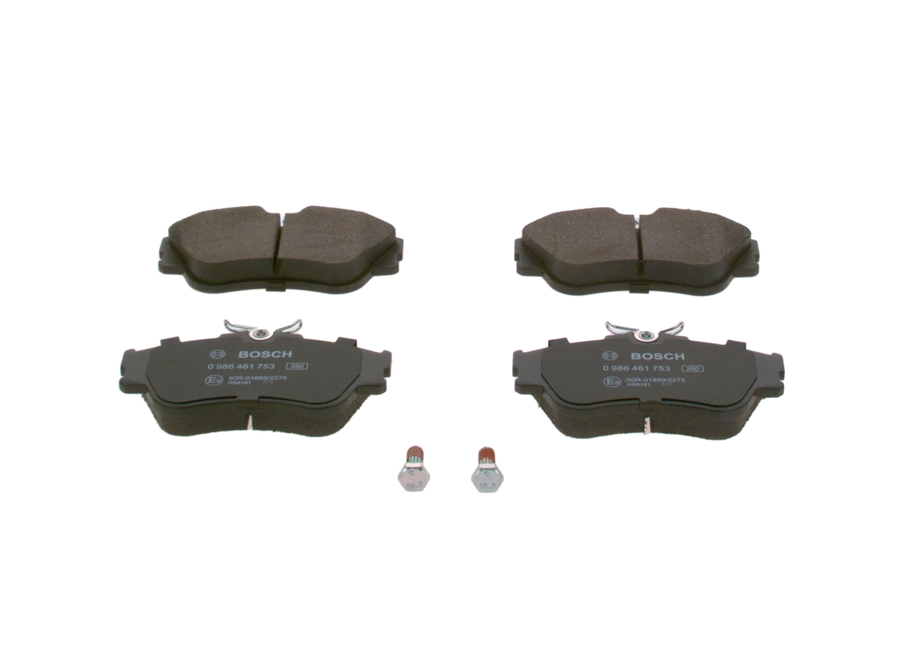 Compre 0986461753 Bosch Sapatas do freio dianteiras de disco