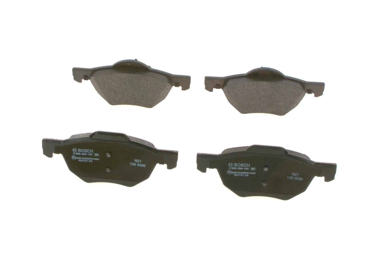 Sapatas do freio dianteiras de disco Bosch 0986494135 preço, a partir de 34,52 USD