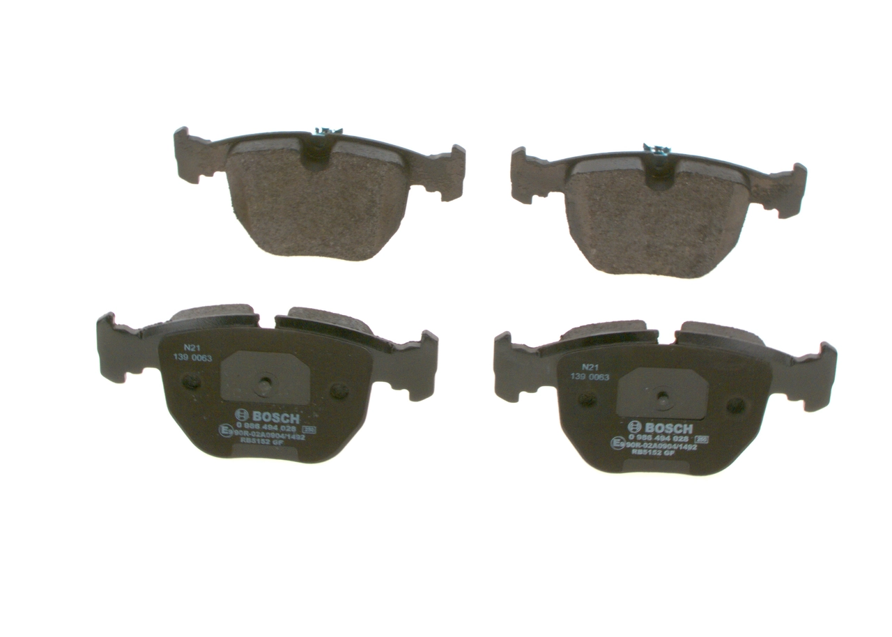 Compre 0986494028 Bosch Sapatas do freio dianteiras de disco