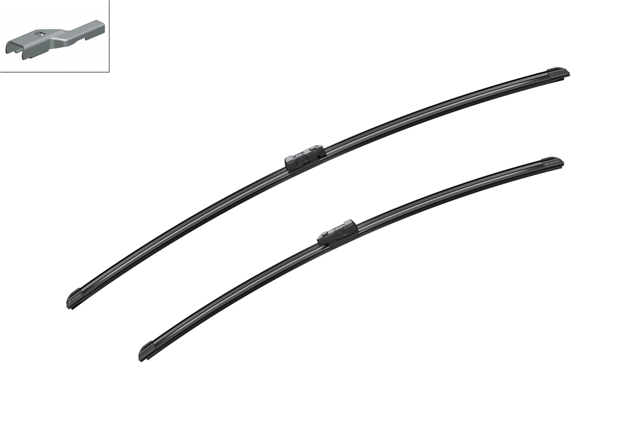 Compre 3397007501 Bosch Limpa-pára-brisas do pára-brisas, kit de 2 un.