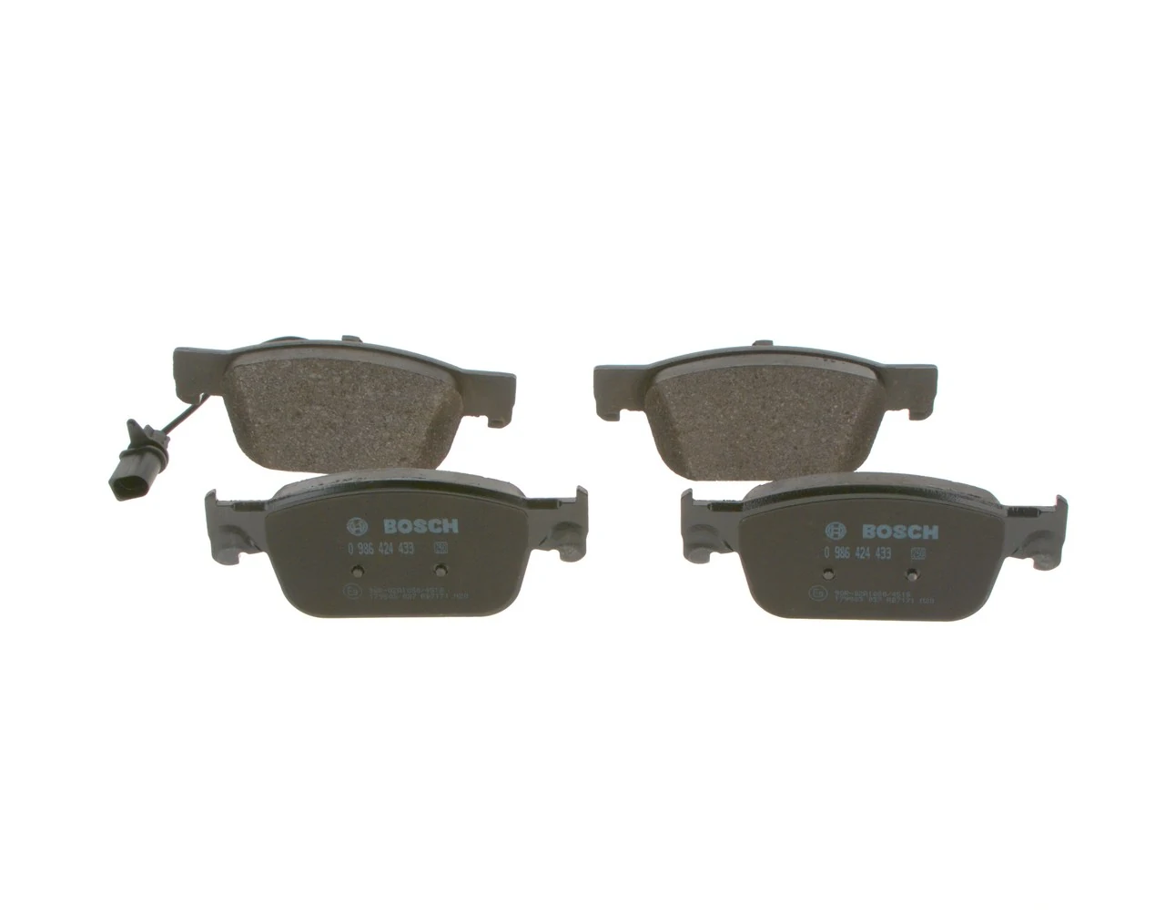 Compre 0986424433 Bosch Sapatas do freio dianteiras de disco