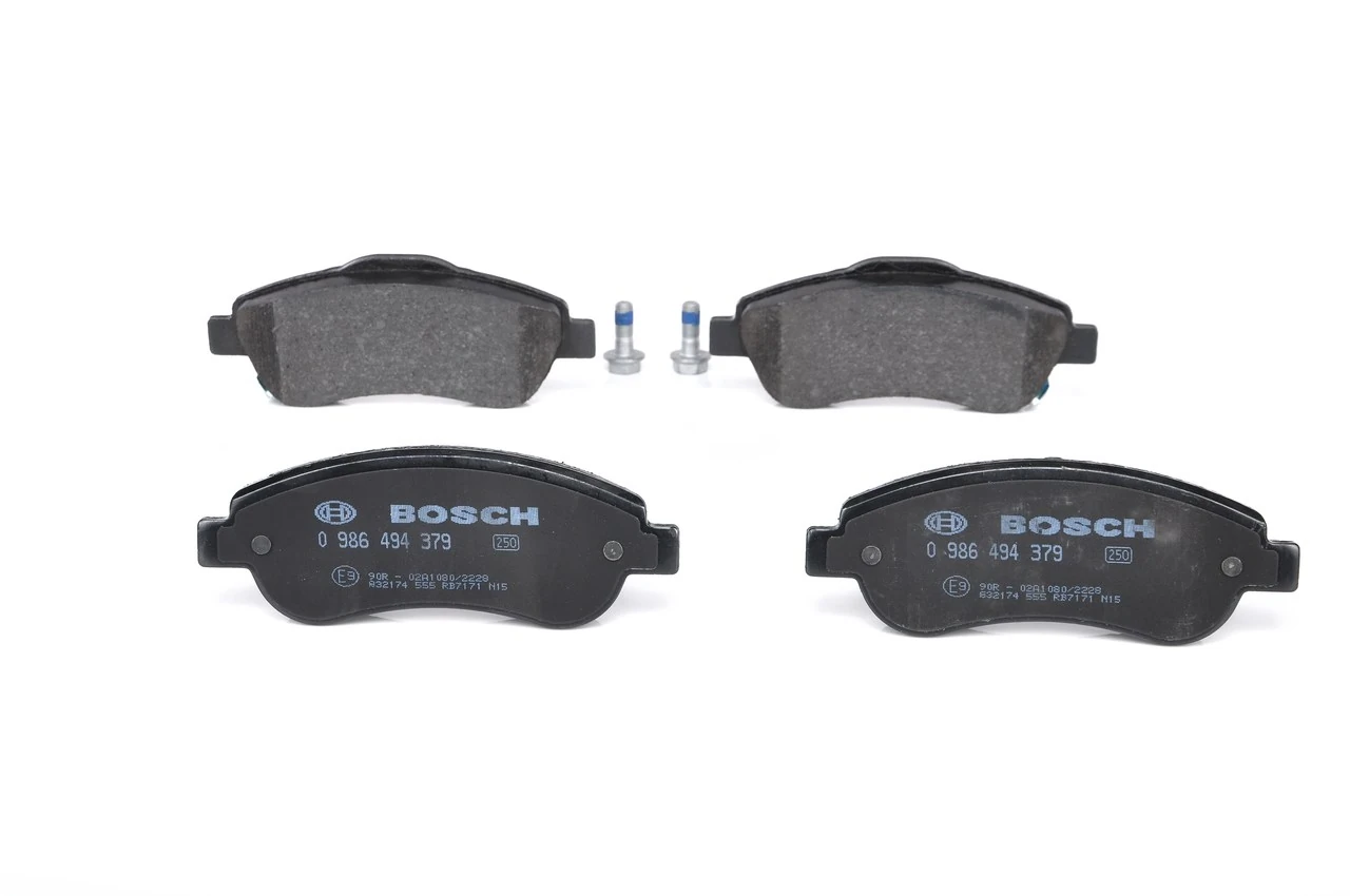 Compre 0986494379 Bosch Sapatas do freio dianteiras de disco