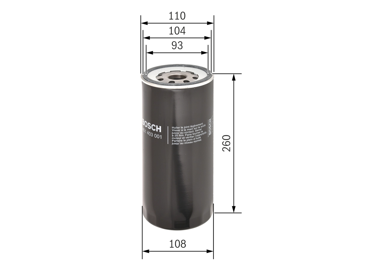 Filtro de óleo Bosch 0451403001 preço, a partir de 22,33 USD