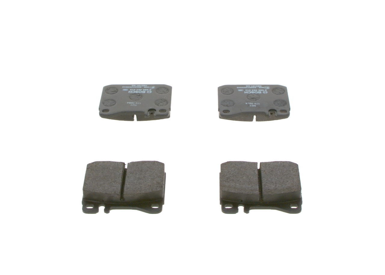Compre 0986463412 Bosch Sapatas do freio dianteiras de disco