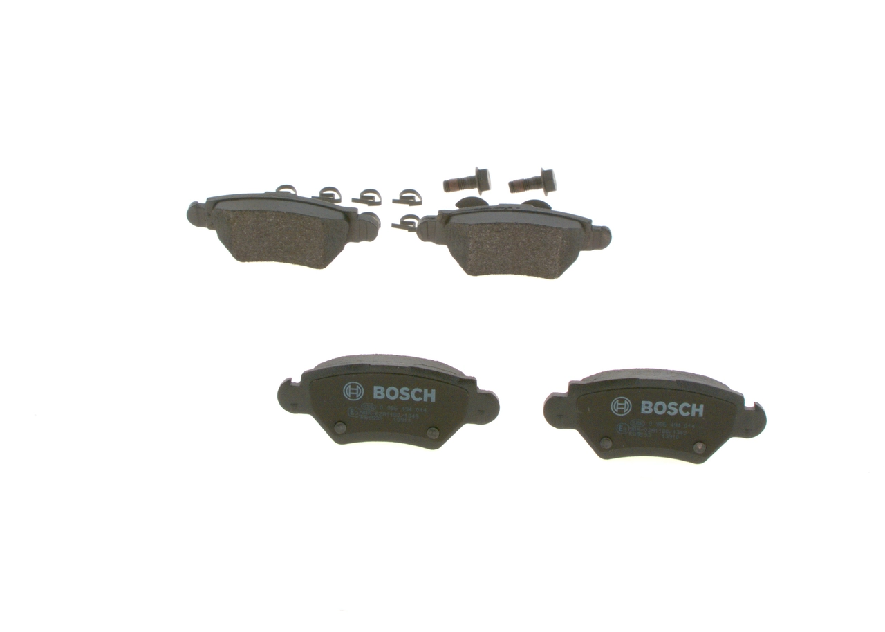 0986494014 Bosch Sapatas do freio traseiras de disco
