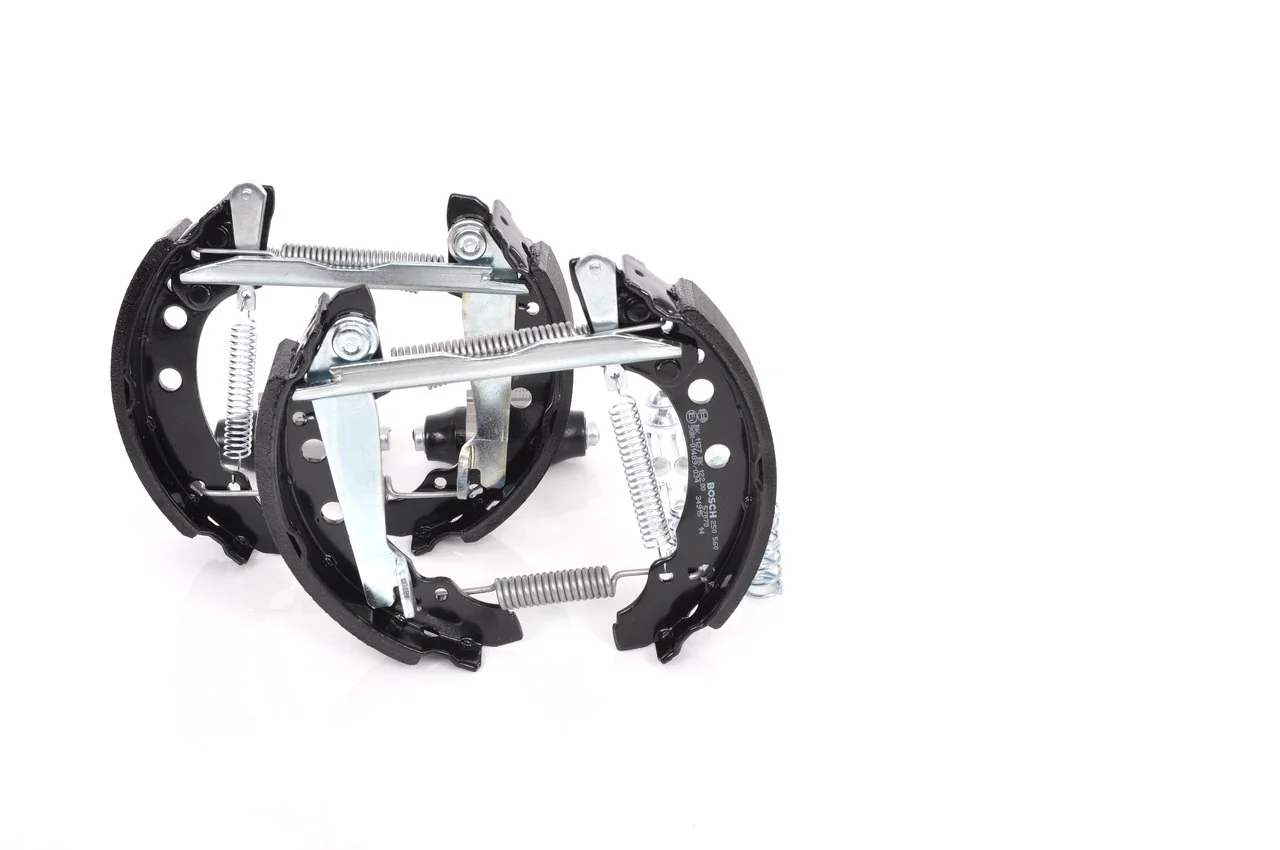 Sapatas do freio traseiras de tambor, montadas com cilindros, kit para Volkswagen Jetta 16