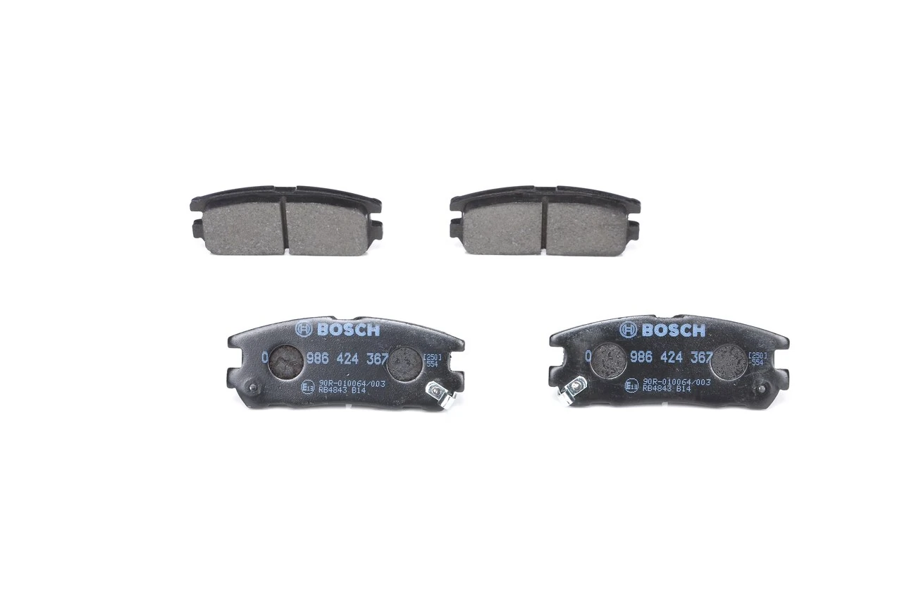 Compre 0986424367 Bosch Sapatas do freio traseiras de disco
