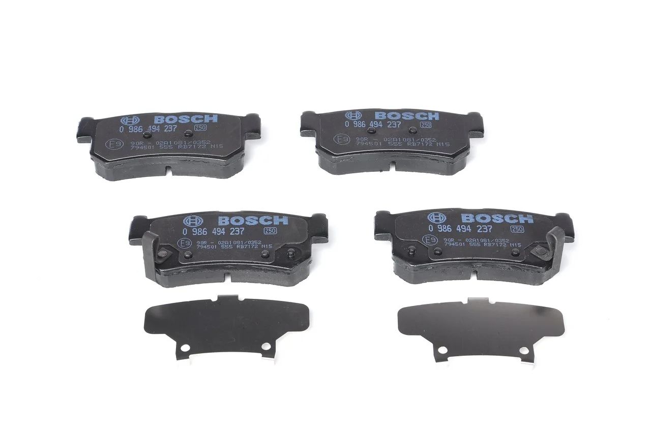 Compre 0986494237 Bosch Sapatas do freio traseiras de disco