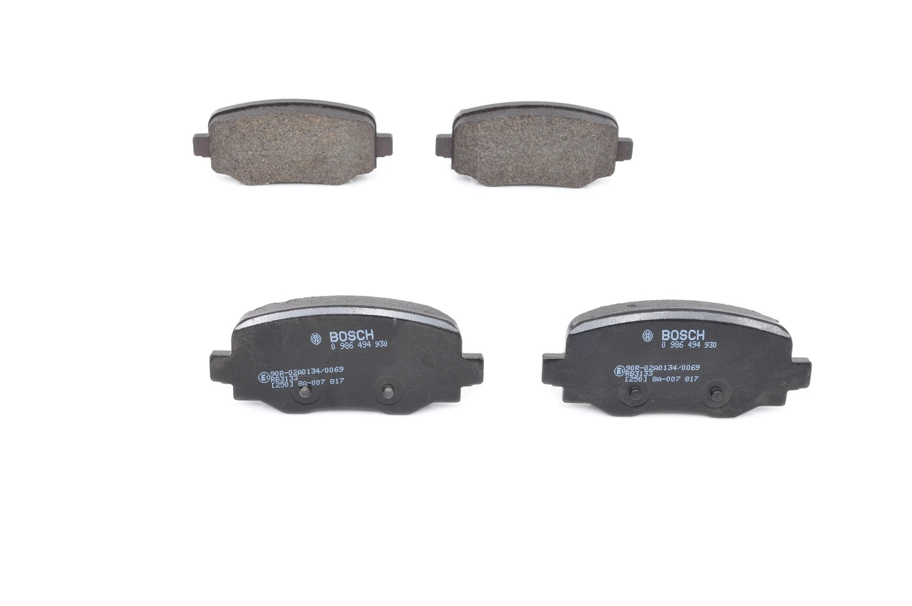 0986494930 Bosch Sapatas do freio traseiras de disco
