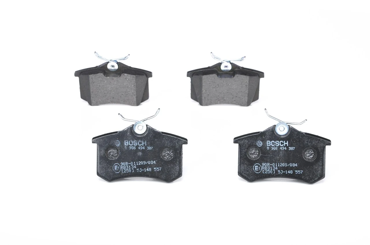 Compre 0986494387 Bosch Sapatas do freio traseiras de disco