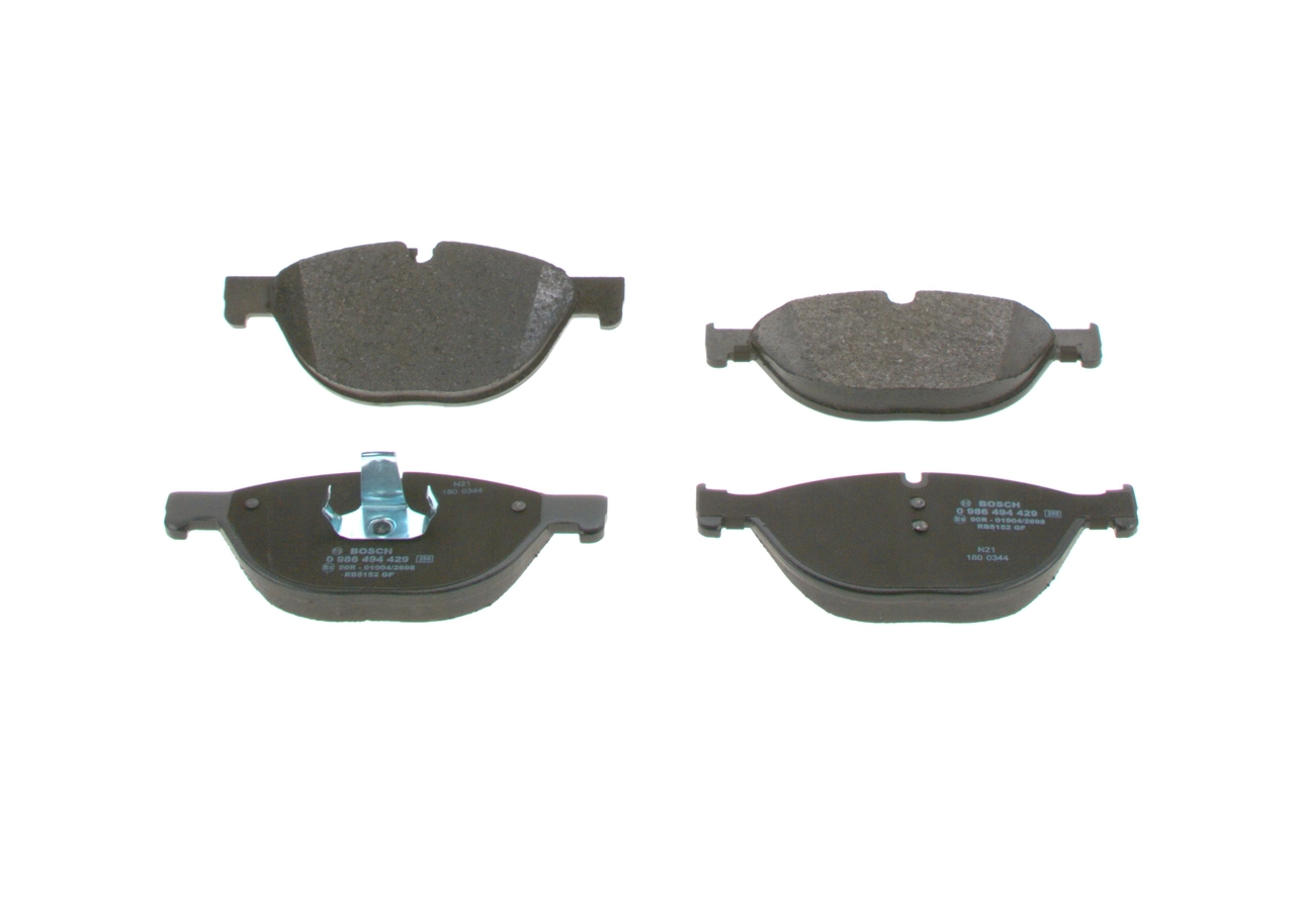 0986494429 Bosch Sapatas do freio dianteiras de disco
