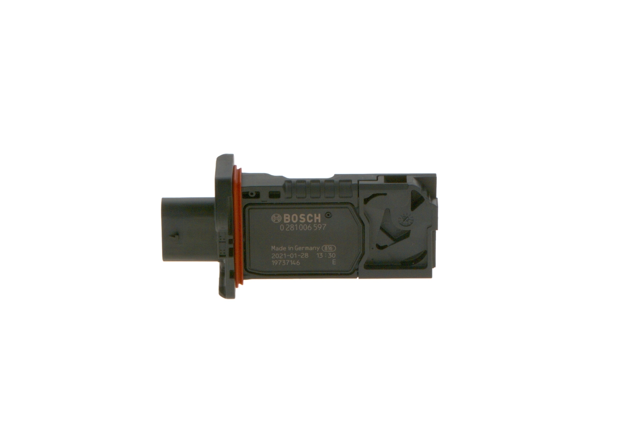 Compre 0281006597 Bosch Sensor de fluxo (consumo) de ar, medidor de consumo M.A.F. - (Mass Airflow)