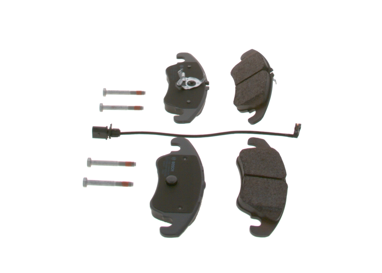 0986494201 Bosch Sapatas do freio dianteiras de disco